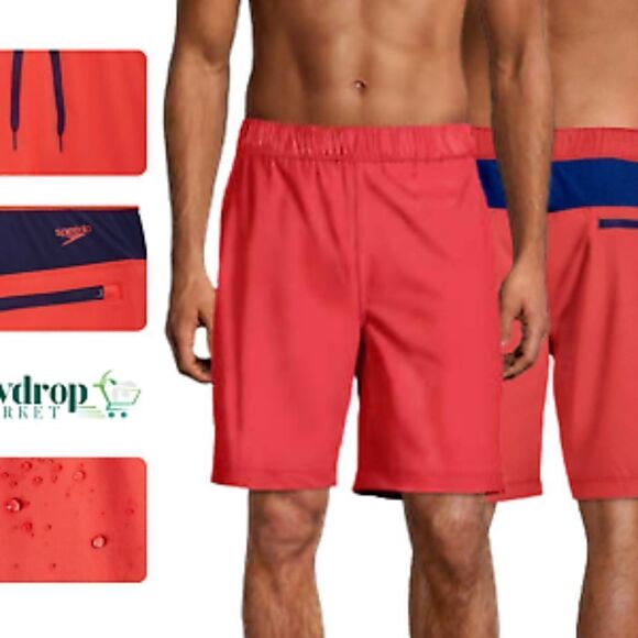 Speedo Men's Swim Trunk Knee Length - Picture 1 of 8